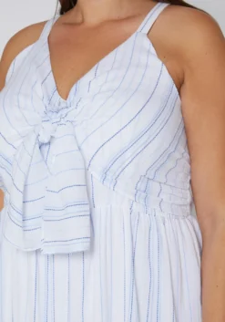 Nurode Tie Front Hem Midi Dress -Asoph Fashion Shop 2003583 312 4