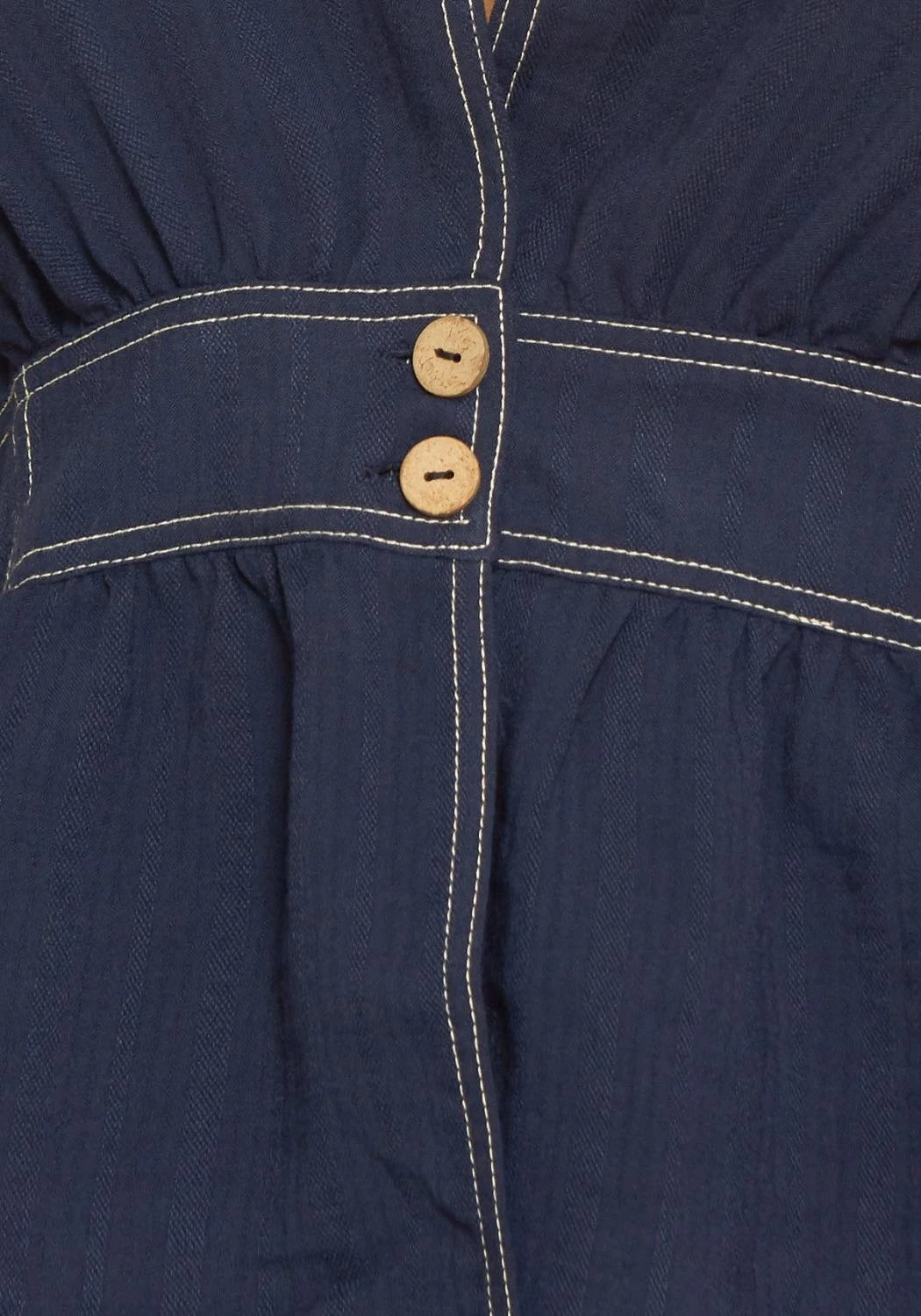 Nurode Plus Size Denim Blouse 3 Nurode Plus Size Denim Blouse - Image 3