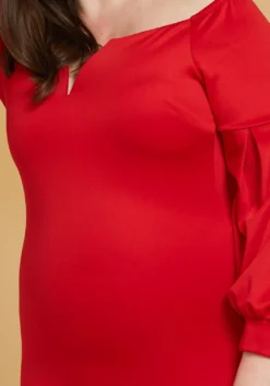 Plus Size Split Off Shoulder Party Dress 7 Plus Size Split Off Shoulder Party Dress -Asoph Fashion Shop 2005441 110 1