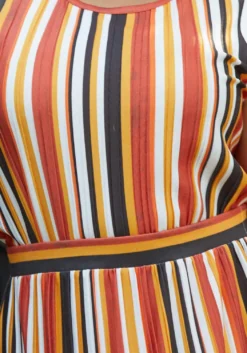 Pleione Plus Size Elastic Waist Printed Maxi Skirt -Asoph Fashion Shop 2006646 128 4