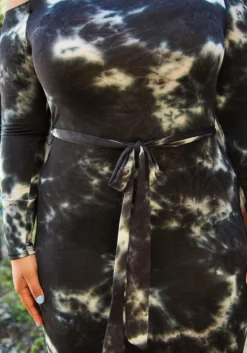 Asoph Plus Size Tie Dye Bodycon Dress -Asoph Fashion Shop 2008724 172 4