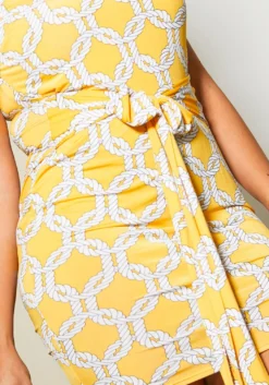 Asoph Plus Size Printed Tie Waist Dress -Asoph Fashion Shop 2009054 105 4