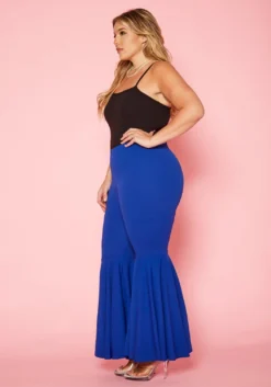 Plus Size Bell Bottom Flared Pants 7 Plus Size Bell Bottom Flared Pants -Asoph Fashion Shop 2010101 003 2