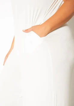 Bellatrix Plus Size Off Shoulder Wide Leg Jumpsuit -Asoph Fashion Shop 2011155 002 3