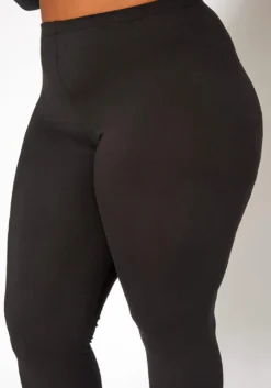 Asoph Plus Size Chill In Mock Neck Sweater & Leggings Set -Asoph Fashion Shop 2011535 001 5