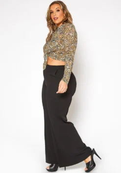 Asoph Plus Size High Rise Trouser Pants -Asoph Fashion Shop 2012384 001 2