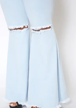 Vibrant Plus Size Womens Bold Flare Hem Denim Jean 9 Vibrant Plus Size Womens Bold Flare Hem Denim Jean -Asoph Fashion Shop 2013651 940 4