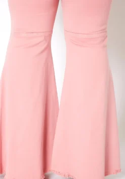 Vibrant Plus Size Knee Distressed Retro Bell Bottom Jean -Asoph Fashion Shop 2013666 119 4