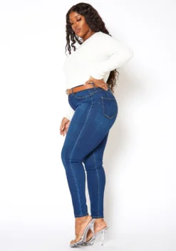 Vibrant Plus Size Colombian Bum Design Skinny Jeans -Asoph Fashion Shop 2013675 939 1