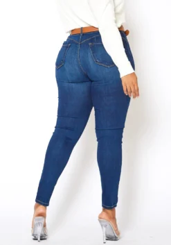 Vibrant Plus Size Colombian Bum Design Skinny Jeans -Asoph Fashion Shop 2013675 939 2