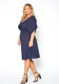 Asoph Plus Size Dolman Sleeve Linen Summer Dress -Asoph Fashion Shop 2014636 270 2