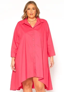 Asoph Plus Size Oversized Button Up Shirt Dress -Asoph Fashion Shop 2015670 148 1