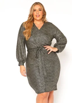 Asoph Plus Size Starry Night Party Mini Dress