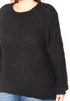 Asoph Plus Size Popcorn Knit Sweater -Asoph Fashion Shop 2016250 001 4