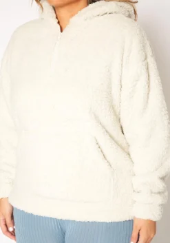 Asoph Plus Size Cozy Snow Sherpa Hoodie -Asoph Fashion Shop 2016251 135 6