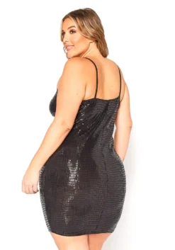 Asoph Plus Size Start The Party Sequin Cami Mini Dress -Asoph Fashion Shop 2016563 001 3