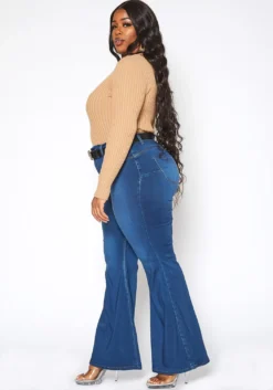 Vibrant Plus Size Bum Loving Bell Bottom Denim Jean -Asoph Fashion Shop 2016800 938 3