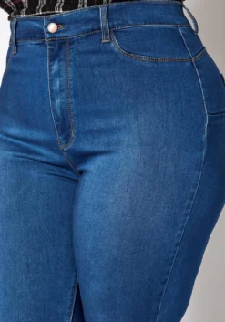 Asoph Plus Size Classic Skinny Denim High Rise Jean -Asoph Fashion Shop 2016801 938 0