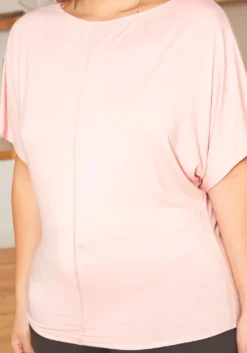 Asoph Plus Size Basic Dolman Sleeve Blouse -Asoph Fashion Shop 2016921 119 3