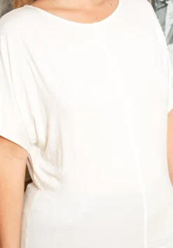 Asoph Plus Size Basic Dolman Sleeve Blouse -Asoph Fashion Shop 2016921 952 3