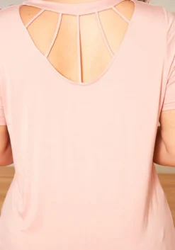 Asoph Plus Size Windowpane Cut Out Design Shirt -Asoph Fashion Shop 2016927 119 3