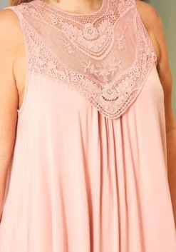 Asoph Plus Size Crochet Lace Detailed Tank Blouse -Asoph Fashion Shop 2016934 119 4