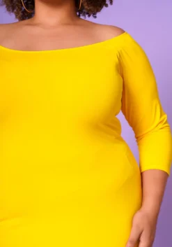 Asoph Plus Size Sincere Off Shoulder Bodycon Maxi Dress 9 Asoph Plus Size Sincere Off Shoulder Bodycon Maxi Dress -Asoph Fashion Shop 2017010 001 5