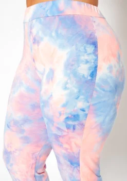 Asoph Plus Size Sweet Tie Dye Lounge Pants -Asoph Fashion Shop 2017068 003 4