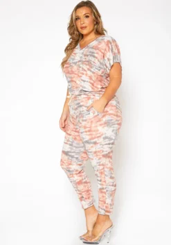 Asoph Plus Size Tie Dye Lounge Pants -Asoph Fashion Shop 2017109 186 2