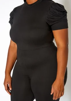 Asoph Plus Size Up Leveled Basic Bodycon Jumpsuit -Asoph Fashion Shop 2017508 001 4