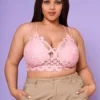 Asoph Plus Size Crochet Cami Crop Top