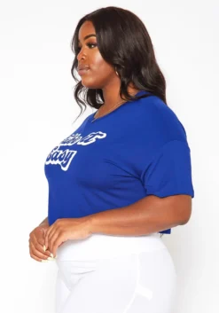 Asoph Plus Size Take It Easy Statement Crop Top -Asoph Fashion Shop 2018104 218 2