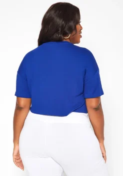 Asoph Plus Size Take It Easy Statement Crop Top -Asoph Fashion Shop 2018104 218 3