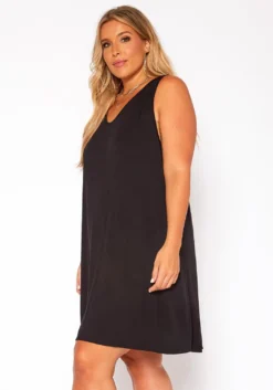 Asoph Plus Size Crochet Design Flare Mini Dress -Asoph Fashion Shop 2018140 001 2