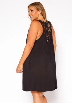 Asoph Plus Size Crochet Design Flare Mini Dress -Asoph Fashion Shop 2018140 001 3