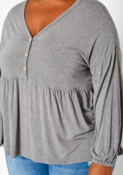 Asoph Plus Size Relaxed Fit Peplum Top 9 Asoph Plus Size Relaxed Fit Peplum Top -Asoph Fashion Shop 2018174 108 4