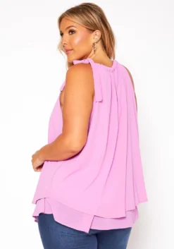 Asoph Plus Size Chiffon Cami Blouse -Asoph Fashion Shop 2018258 104 2