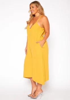 Asoph Plus Size Relaxed Fit Wide Flare Jumpsuit -Asoph Fashion Shop 2018269 159 2