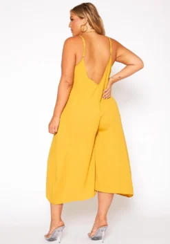 Asoph Plus Size Relaxed Fit Wide Flare Jumpsuit -Asoph Fashion Shop 2018269 159 3