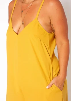 Asoph Plus Size Relaxed Fit Wide Flare Jumpsuit -Asoph Fashion Shop 2018269 159 4