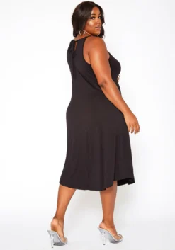 Asoph Plus Size Basic Cami Midi Dress -Asoph Fashion Shop 2018277 001 3
