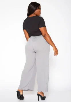 Asoph Plus Size High Waist Palazzo Pants -Asoph Fashion Shop 2018352 400 3