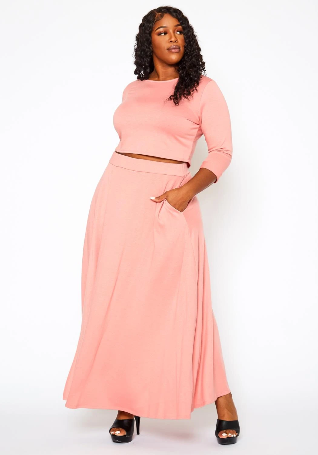 Asoph Plus Size Effortless Two Piece Set 2 Asoph Plus Size Effortless Two Piece Set - Image 2