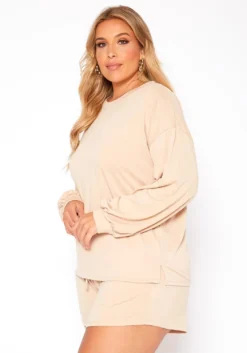 Asoph Plus Size Basic Lounge Two Piece Set -Asoph Fashion Shop 2018490 118 3