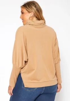 Asoph Plus Size Funnel Neck Sweater -Asoph Fashion Shop 2018583 138 2