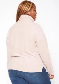 Plus Size Turtleneck Knit Sweater -Asoph Fashion Shop 2018694 119 3