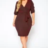 Plus Size Nude Shimmer Midi Dress