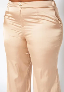 Plus Size Satin Two Piece Set -Asoph Fashion Shop 2019050 118 1