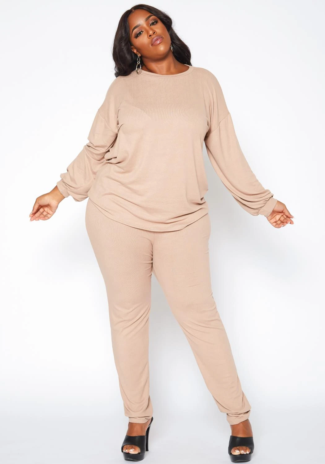 Plus Size Favorite Lounge Two Piece Set 2 Plus Size Favorite Lounge Two Piece Set - Image 2