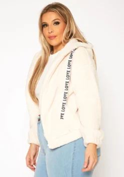 Plus Size Faux Fur Hooded Love Sweater -Asoph Fashion Shop 2019520 135 2